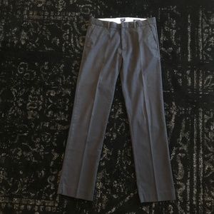 Gap | Charcoal Tailored Khakis | 32W 34L